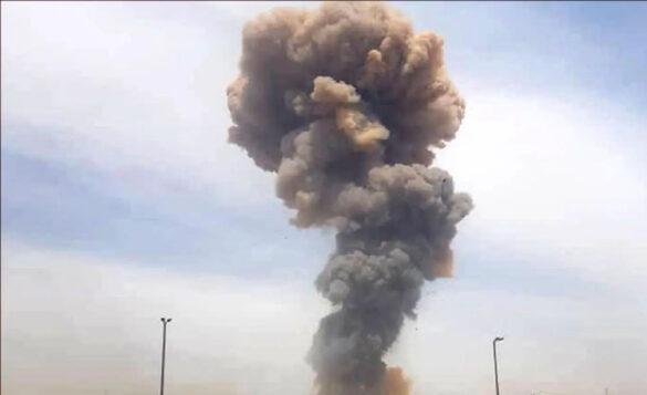 انفجار دود