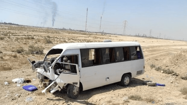 واژگونی مینی‌بوس